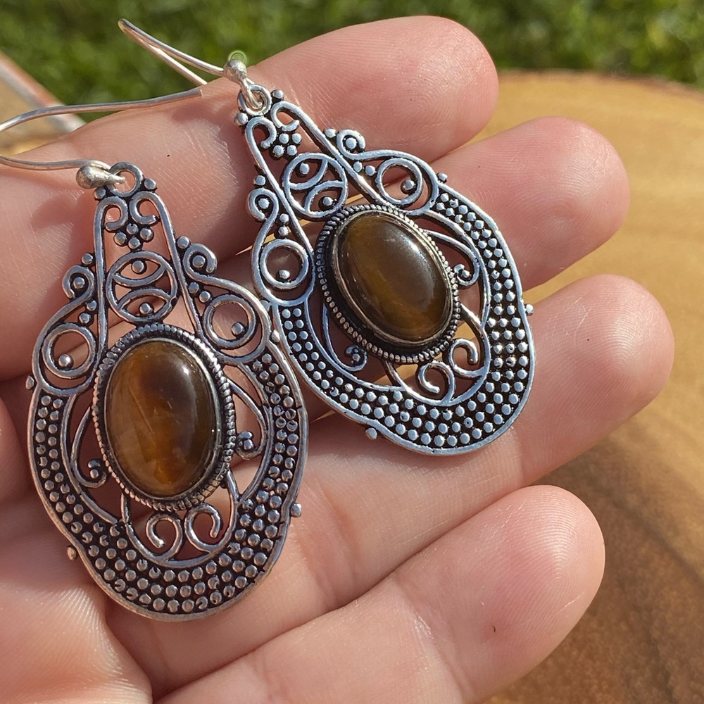 Tiger’s Eye Earrings